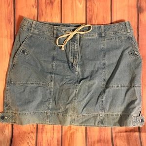 Sz 16 Jones New York Sport Skort Lght Wash Pockets